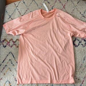 Lululemon Athletica Orange Short Sleeve Tee